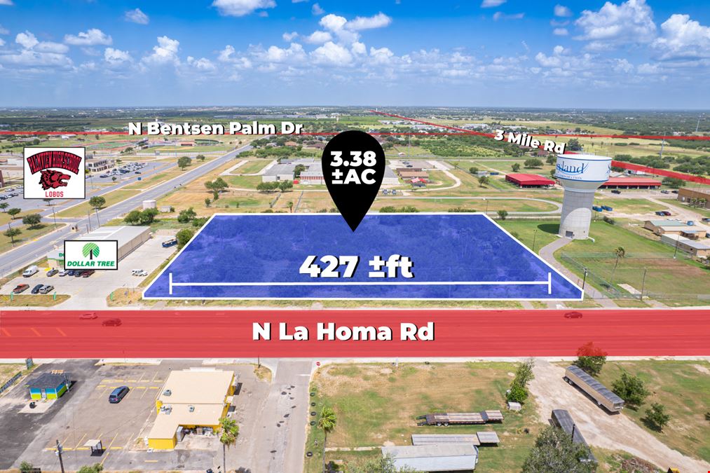 Prime 3.38 AC Commercial Pad Site on La Homa Rd