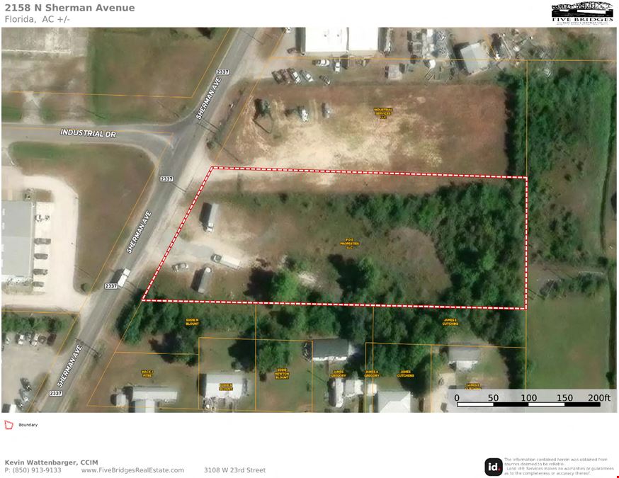 2.09-Acre Commercial/Industrial Development Site (C3-A) on N Sherman Avenue