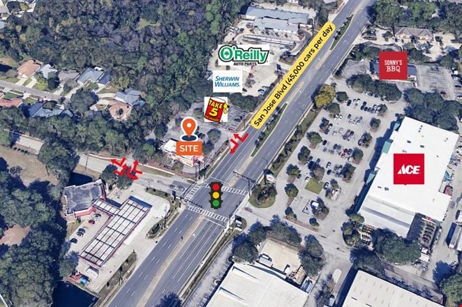 Preview of Retail space for Rent at 12524 San Jose Blvd