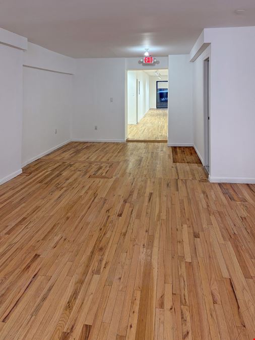 1,250 - 2,500 SF | 139 Nevins Street | Open Concept Retail Space with Full Basement for Lease