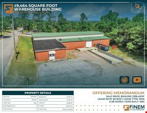 9,464 SF Warehouse