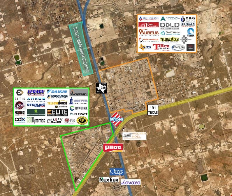 Dahlia Warehouse District: FM 1788 & 191