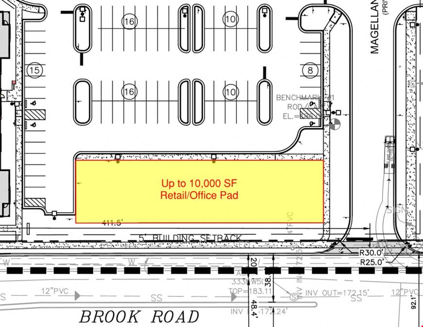 Up to 10,000 SF Building Pad Site