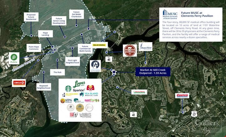 ±1.59-Acre Outparcel in Lowe’s-Anchored Shopping Center | Mount Pleasant, SC