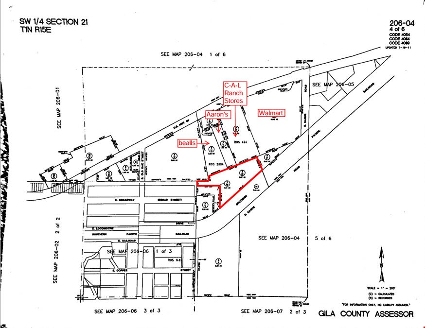 Retail Parcel by Miami AZ Walmart