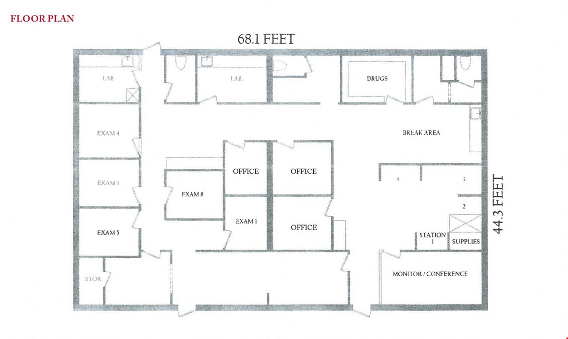 Freestanding Medical Building for Sublease