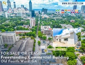 Freestanding Commercial Building | Old Fourth Ward | For Sale or Lease