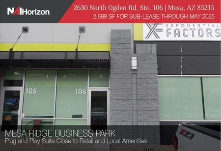 Preview of Office space for Rent at 2630 N Ogden Rd Ste 106
