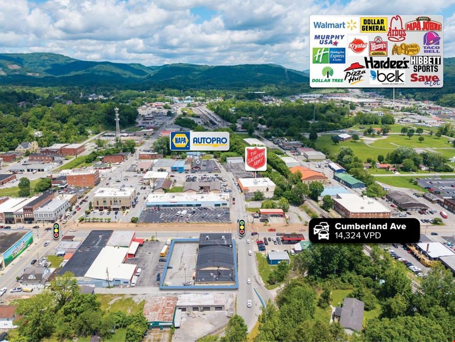 $1 Auction | Middlesboro Center | 87% Occupied | 12,030 SF | $39K NOI | 14K VPD