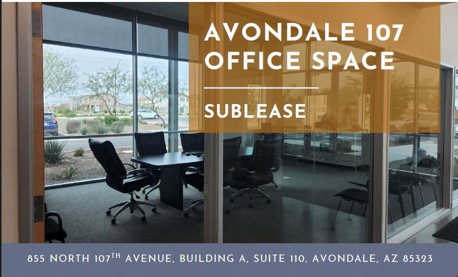 AVONDALE 107 SUBLEASE: Building A, Suite 110 