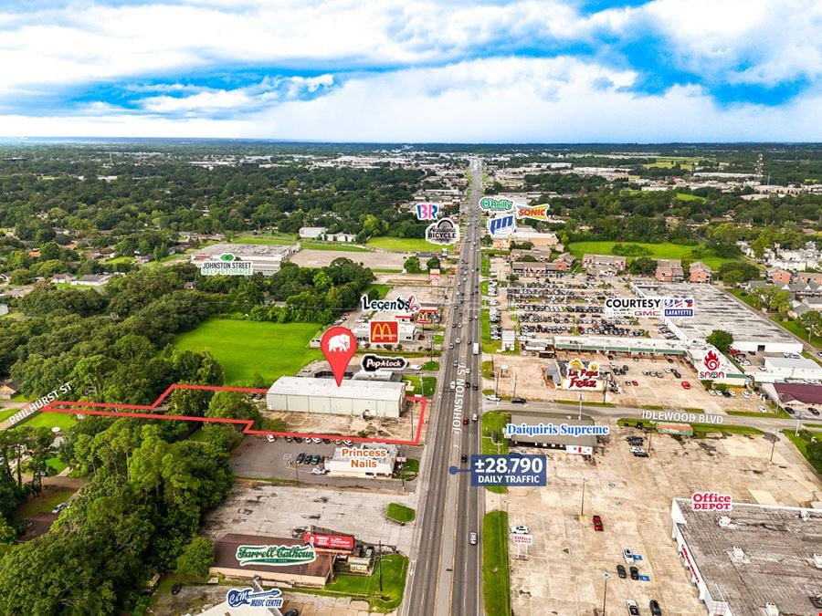 Highly Visible Build-to-Suit Industrial or Retail Opportunity on Johnston