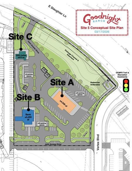 Preview of Land space for Sale at SWC E Slaughter Ln and Vertex Blvd