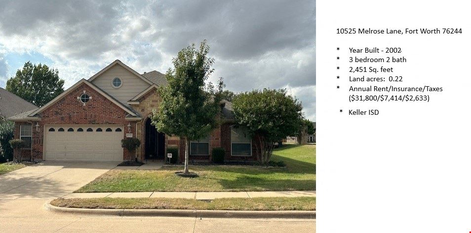 NORTH FT. WORTH RESIDENTIAL INVESTMENT PORTFOLIO
