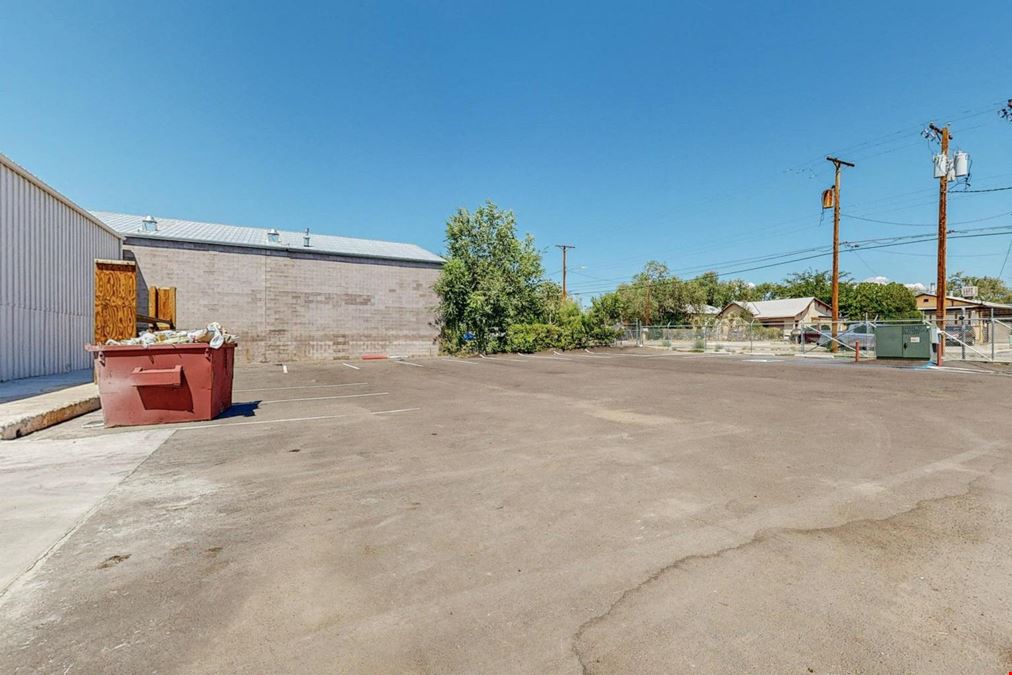 Newly Updated Clearspan Warehouse with Gated & Paved Yard near Big I