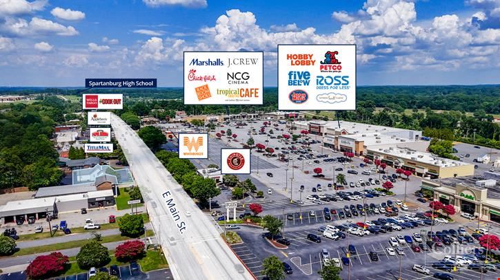 ±1,920-SF Office Opportunity in a High Exposure Retail Corridor in Spartanburg