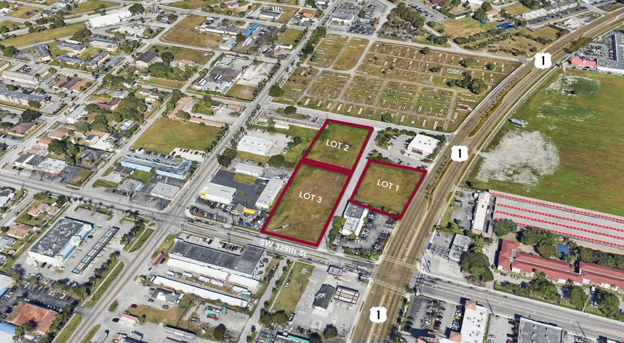 3.83 Acres of Retail Outparcels in Homestead