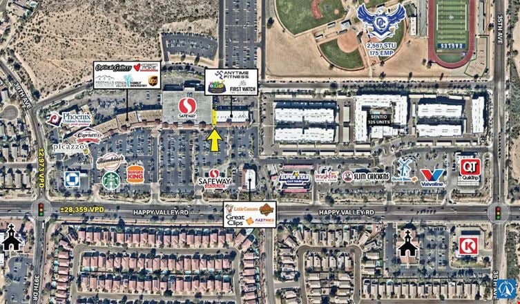 Preview of Retail space for Rent at 3780 W Happy Valley Rd