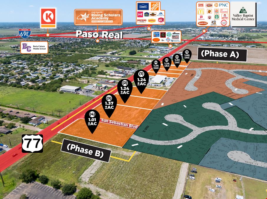 San Sebastian Commercial Pad Sites