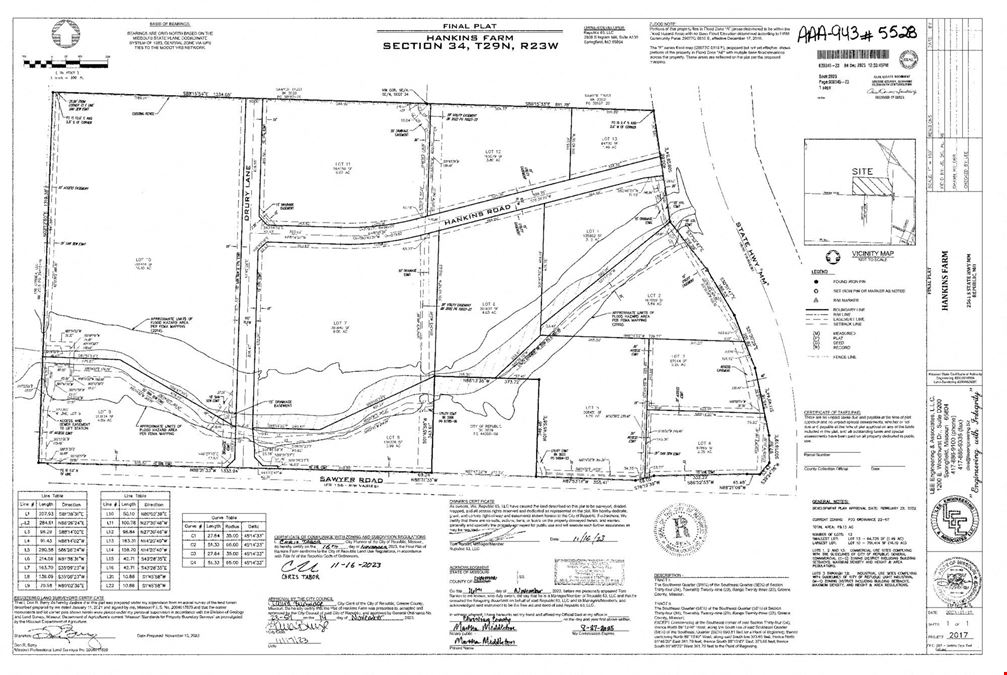 LOT 8: HANKINS BUSINESS PARK