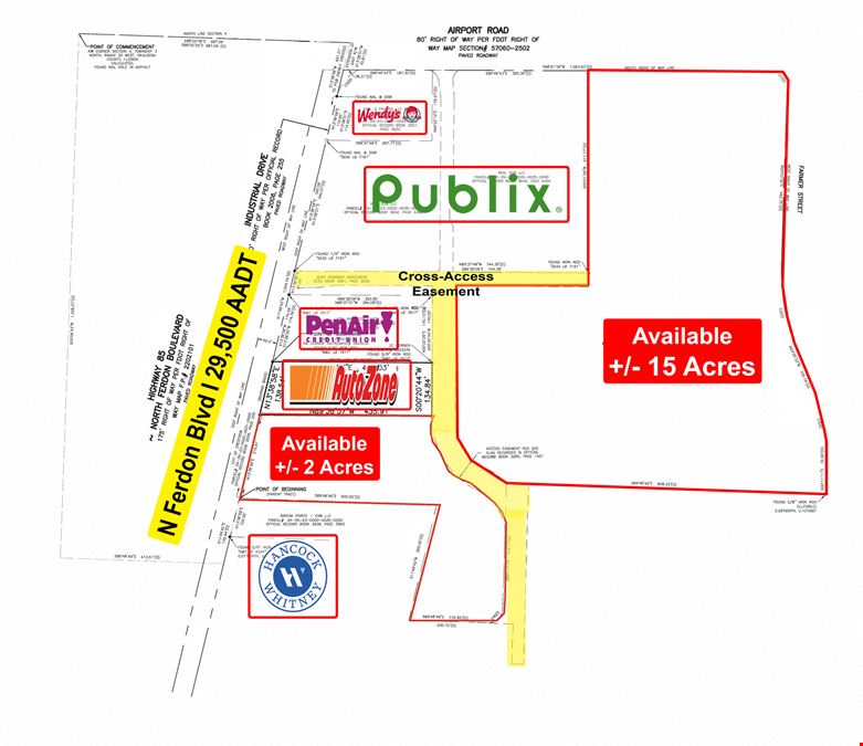 Grocery Anchored Retail Pads