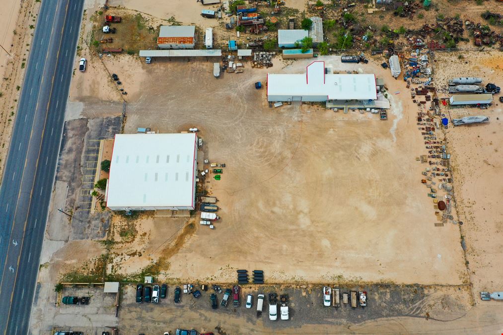 Office/Shop Facility with Dock & Cranes