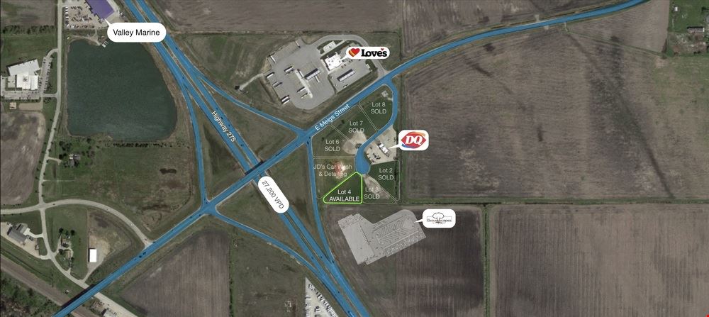 Land property in Valley, NE