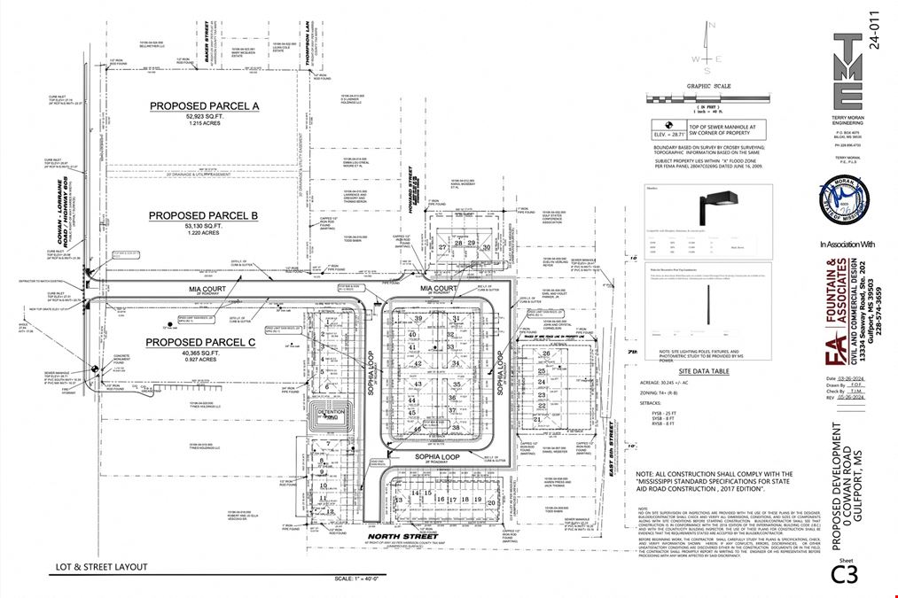 Two Fully Entitled Commercial Lots for Sale