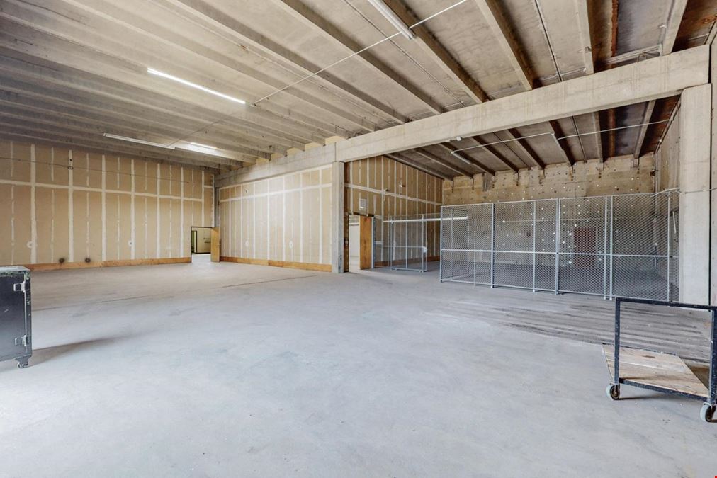 Warehouse Concrete Tilt Up With Gated & Paved Yard with Drive in Door