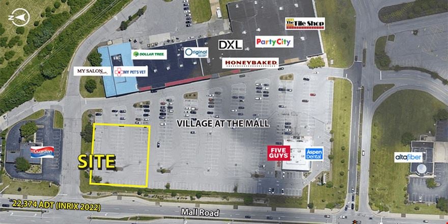 Preview of Land space for Rent at 7600 Mall Road
