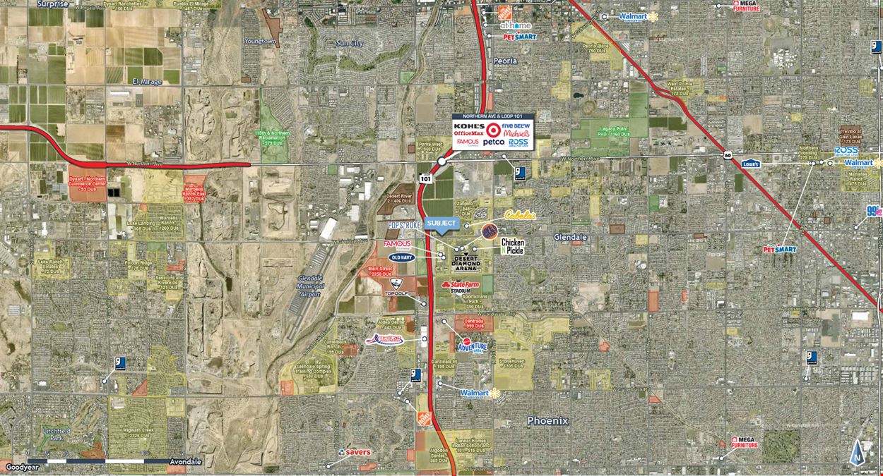 SEC Loop 101 & Glendale Ave Pads
