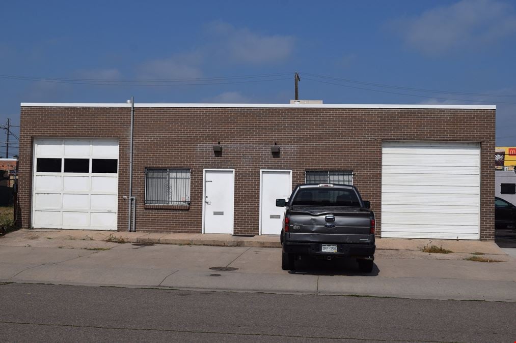 2,000 SF office warehouse unit with drive through 10'x10' doors