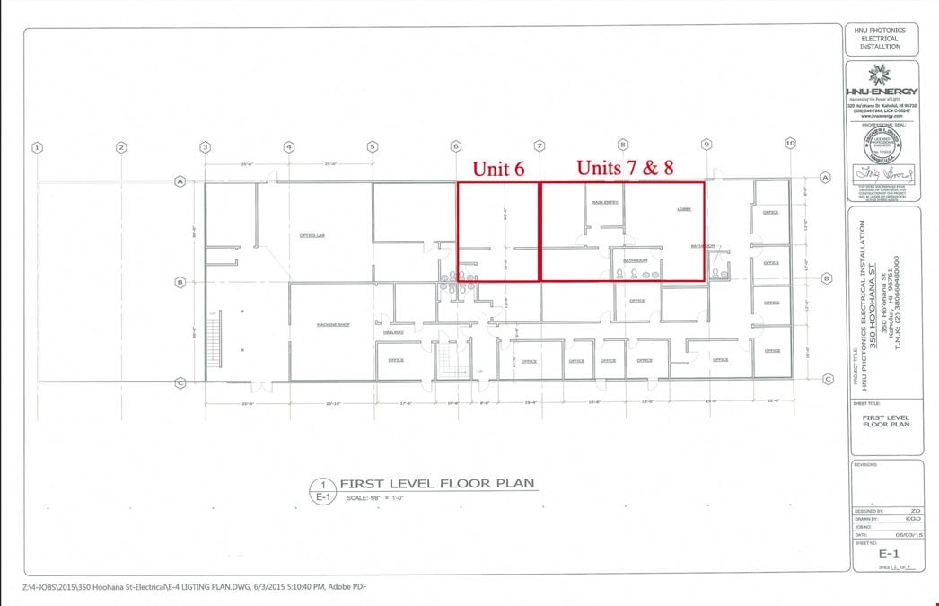 Ground Floor Office Kahului