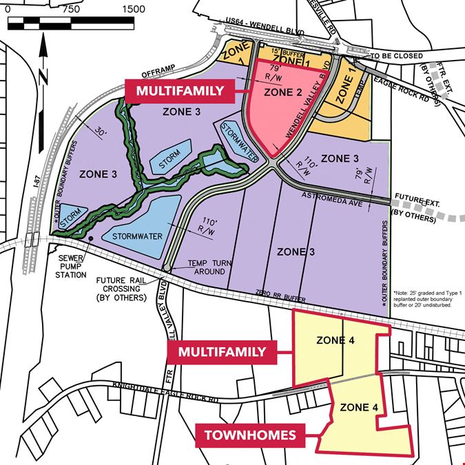 Wendell Commerce Center Multifamily Land