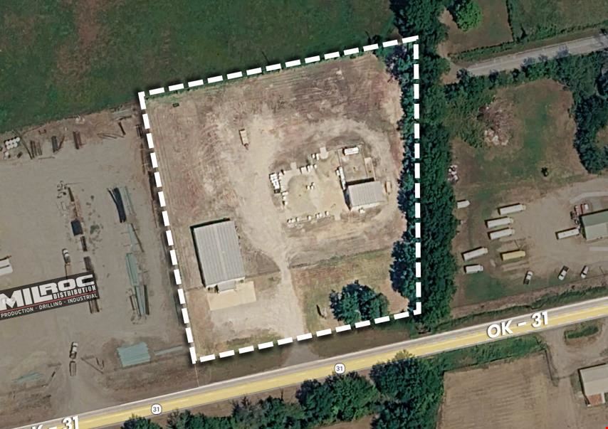 Field Office w/ 3-Acre Yard and Heavy Powered Shop