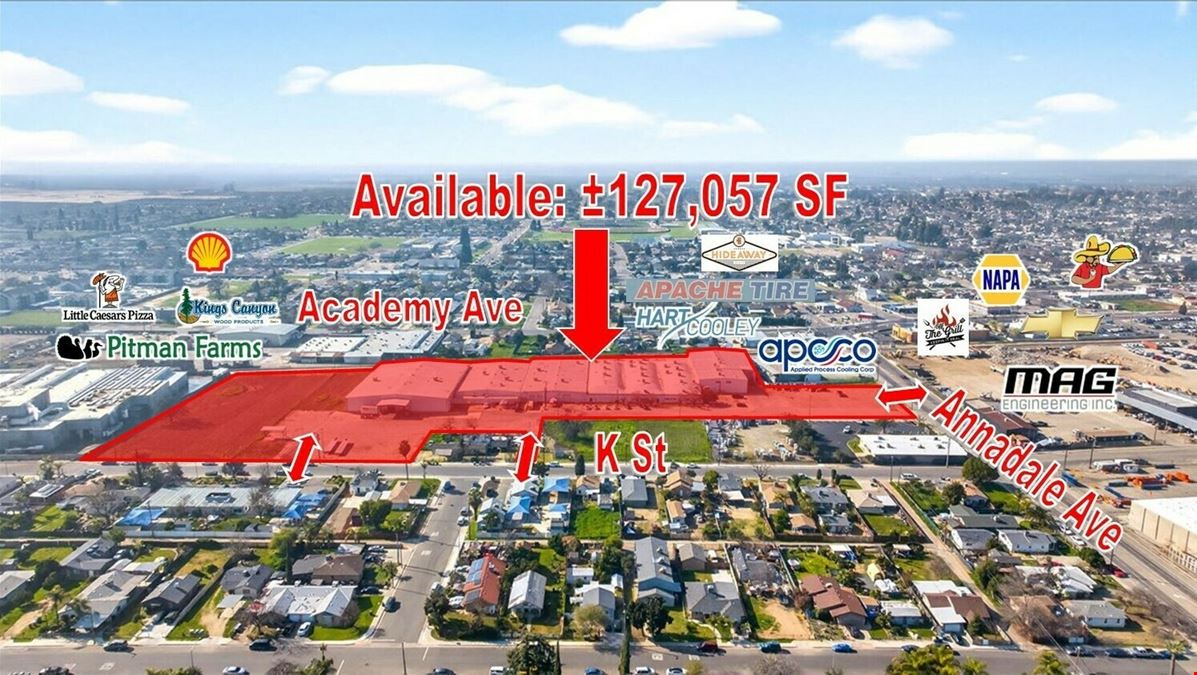 ±127,057 SF High Exposure Industrial Building on ±7.5 Acres