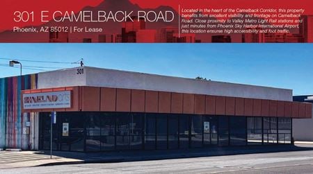 Preview of Retail space for Rent at 301 E Camelback Rd
