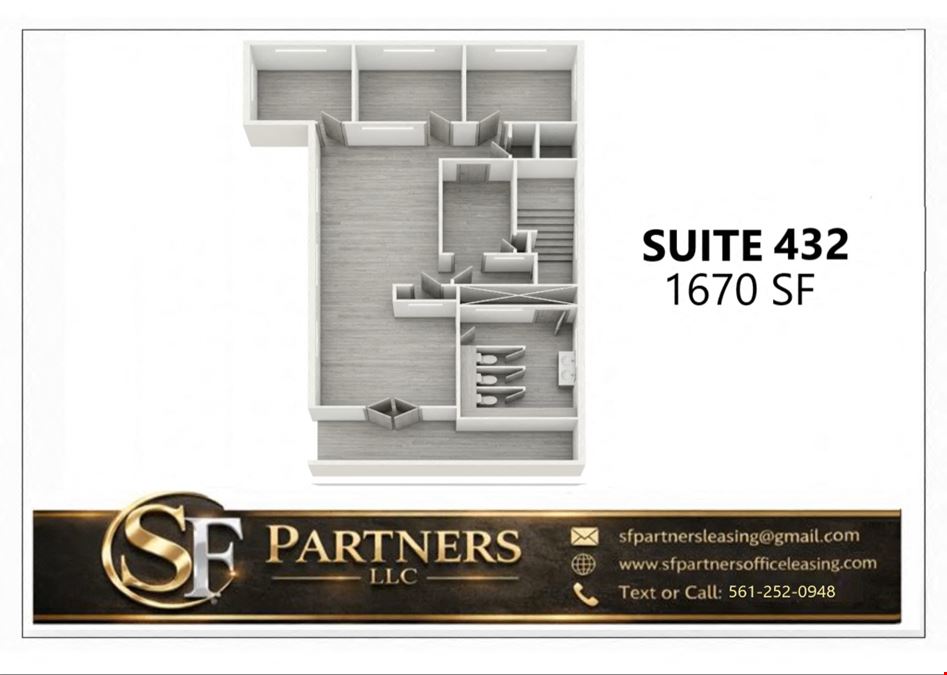 1670 SF Suite 432 Professional and Medical Office Space
