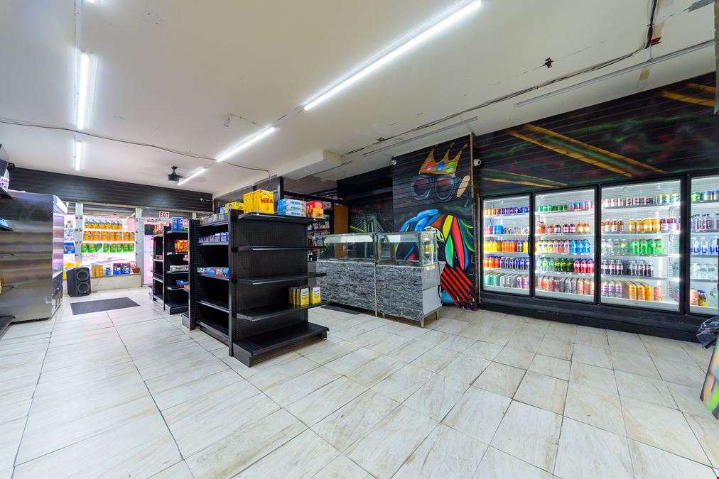 1,500 SF | 54 Howard Avenue | Corner Retail Space with Glass Storefront for Lease