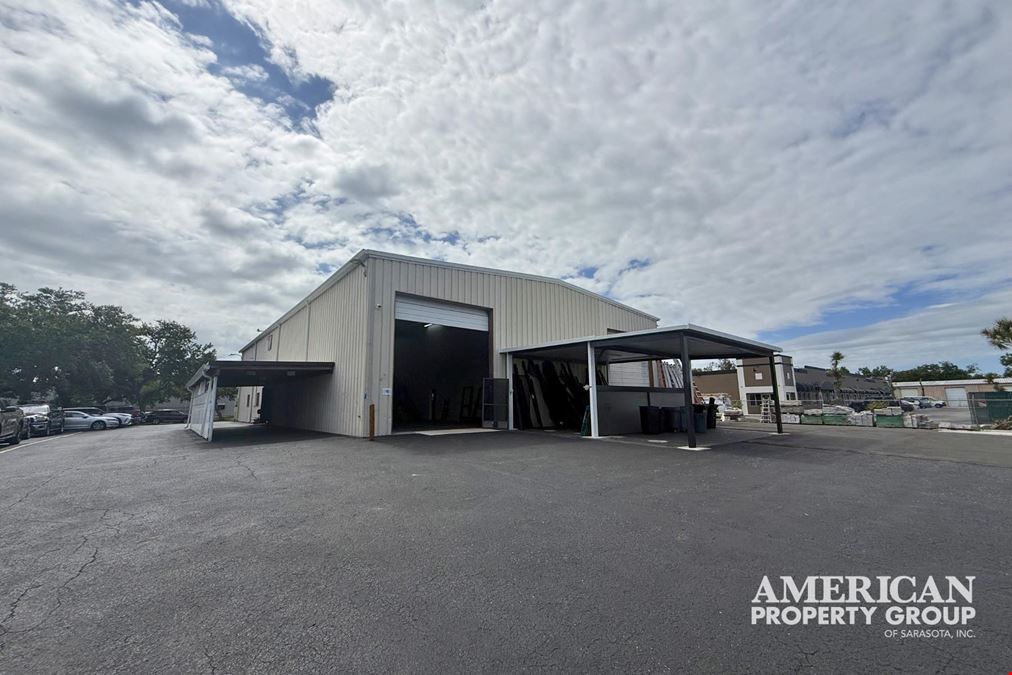 Industrial Building with Fenced Yard