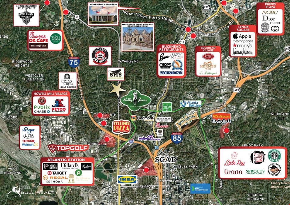 ±2.84 Acre Residential Site | Located In The Heart of Buckhead