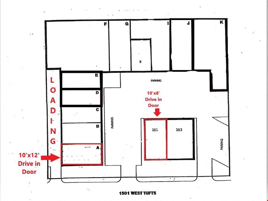 1501 - 1545 W Tufts Ave