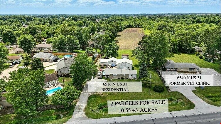 10+ Acres on US 31 for Sale