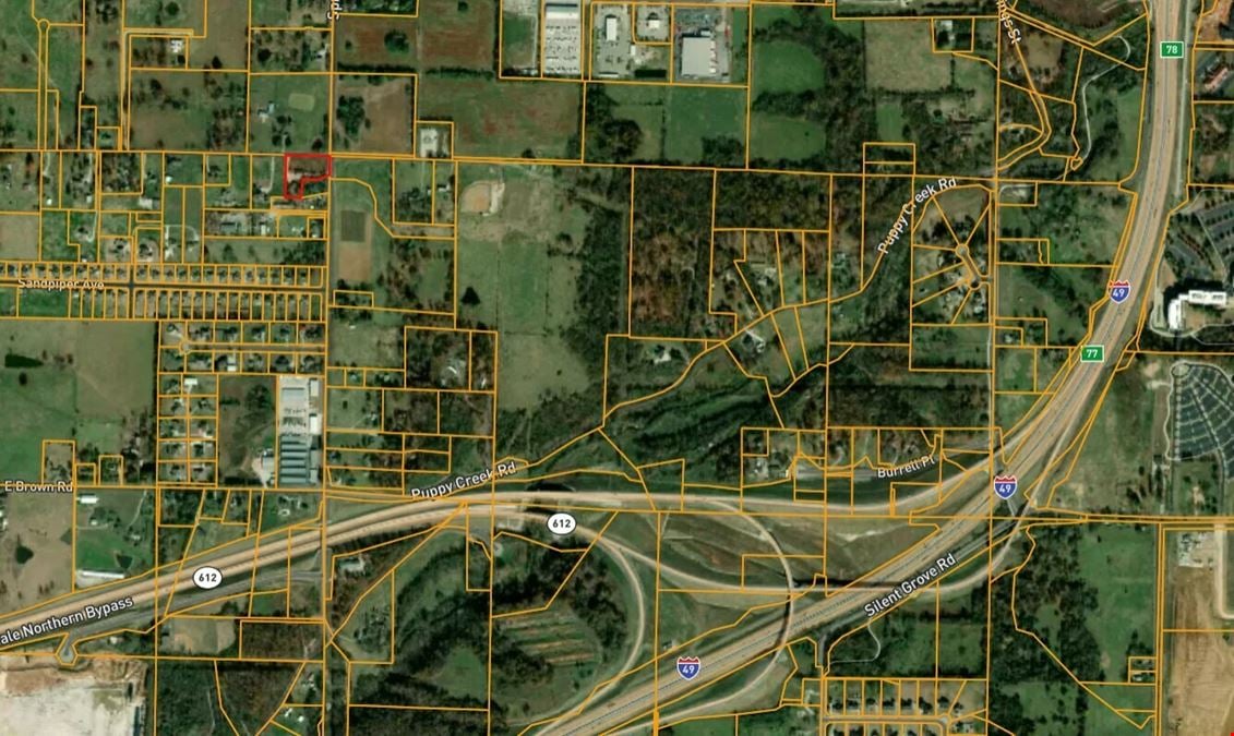 1.97 ACRES IN LOWELL, AR WITH SHOP AND HOME