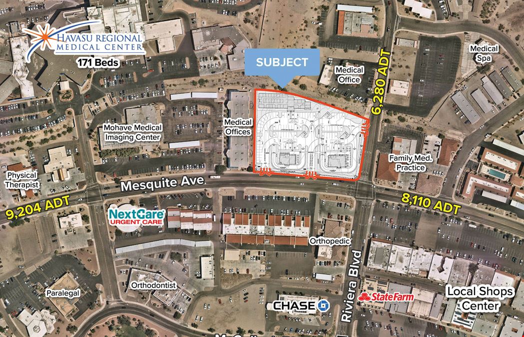Downtown Lake Havasu City Pads