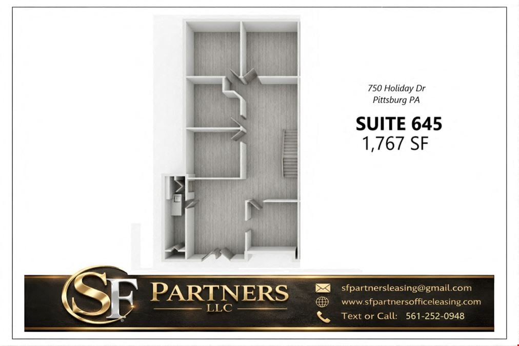 1767 SF Suite 645 Professional and Medical Office Space