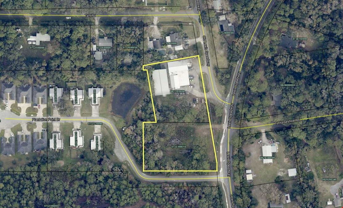 2.20± Acres with Warehouse + Corner Parcel in St. Augustine