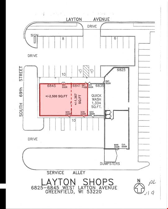 6825-6845 W Layton Ave