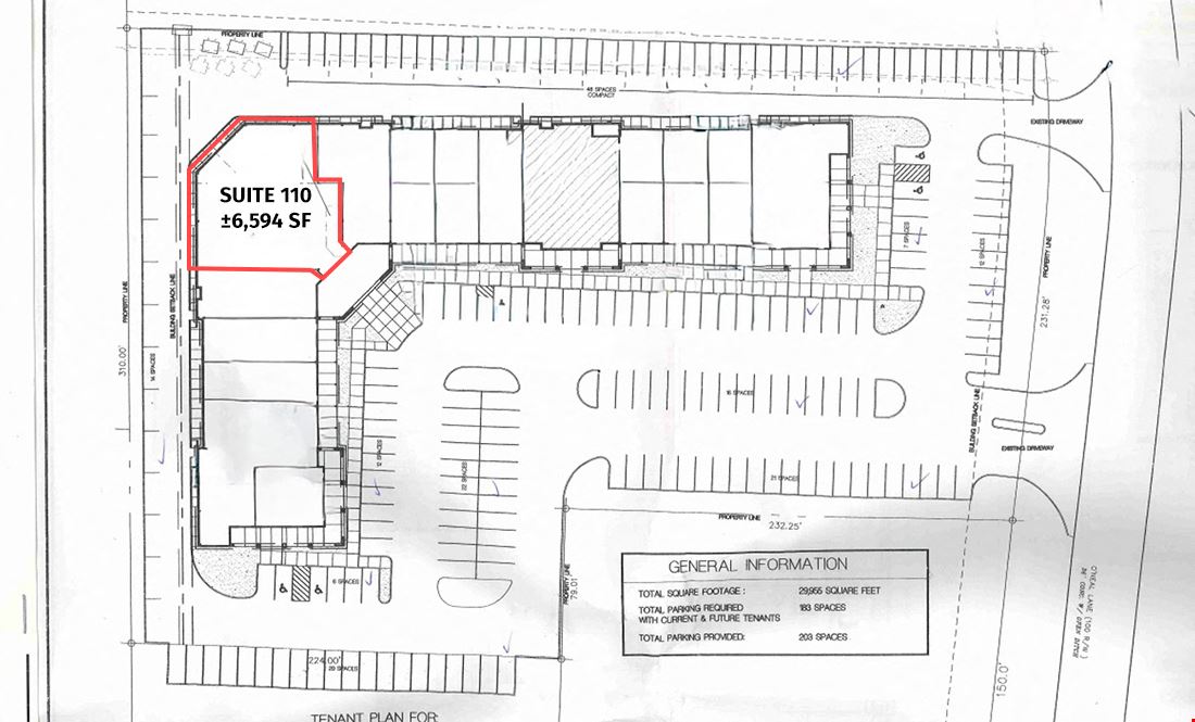 Carriage Crossing Shopping Center Suites for Lease off O’Neal