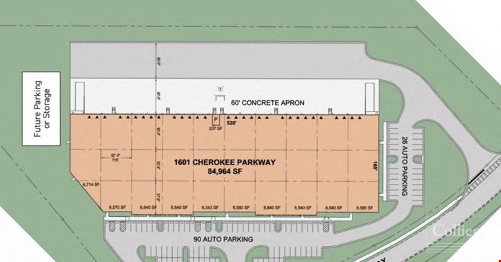 84,964 SF Sublease at 1601 Cherokee Pkwy