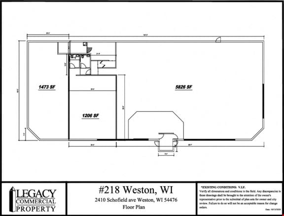 Preview of Retail space for Rent at 2410 Schofield Ave.